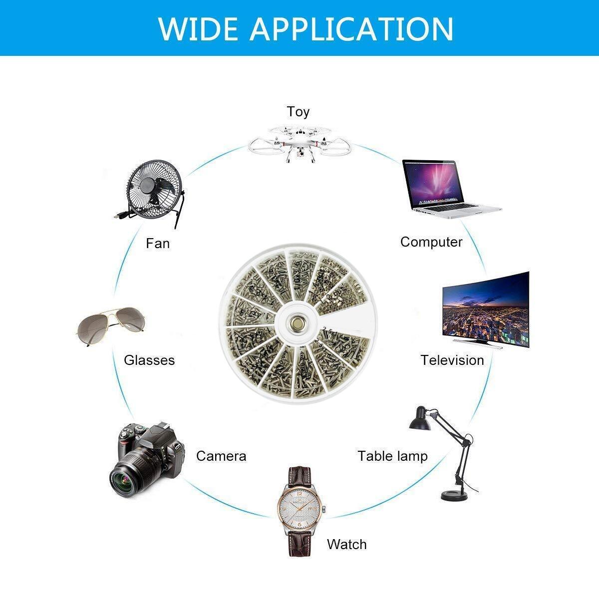 240/600個の小さなネジナットドライバーセット、眼鏡サン - Watch Tool Repair Kit のレビューと価格