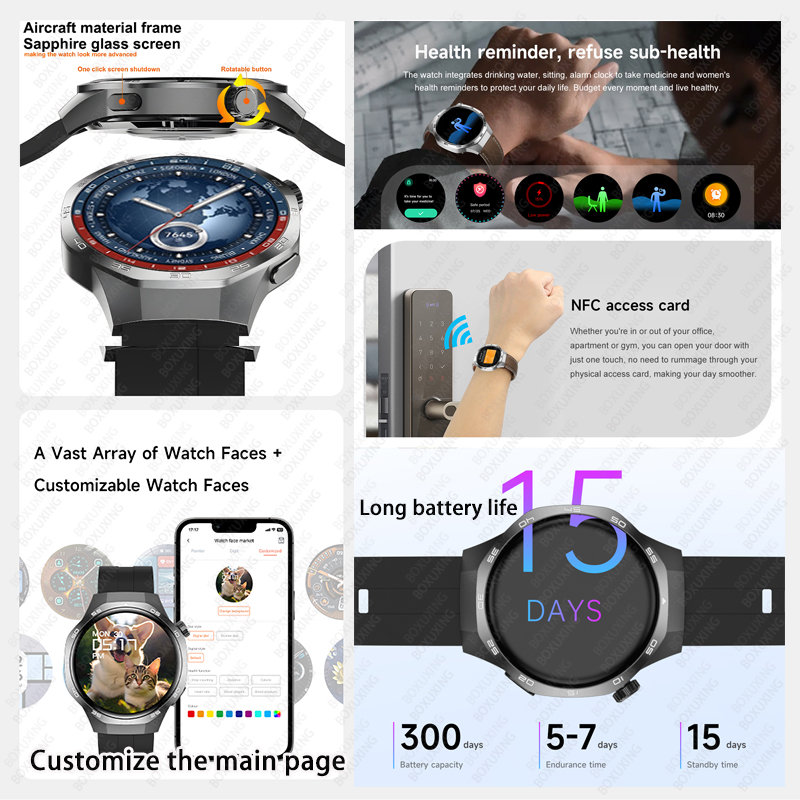 2026年新型BOXUXING Watch 5 MAXスマー - Smartwatch Health Watches For Women のレビューと価格
