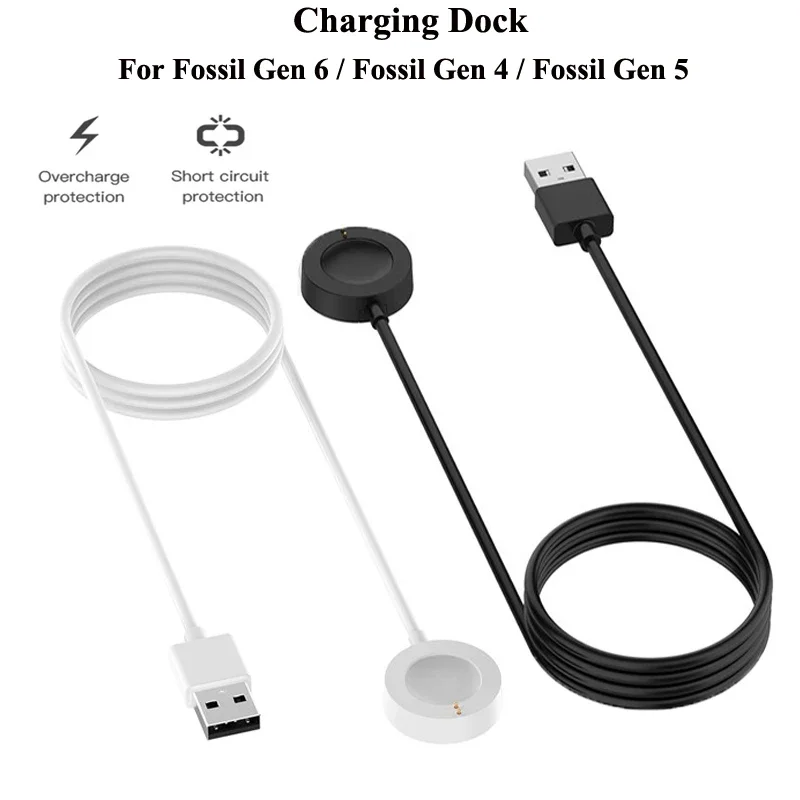 1 メートル USB 磁気急速充電器ドック化石世代 6/化石 - Fossil Watches Smartwatch Gen 4 のレビューと価格