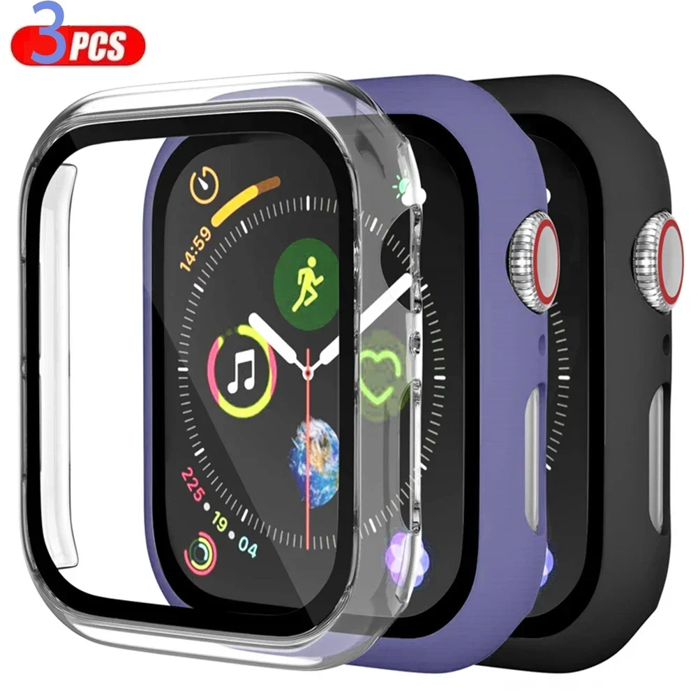 3 パックガラス + カバー Apple Watch ケース - Smartwatch Iphone Watches For Women のレビューと価格
