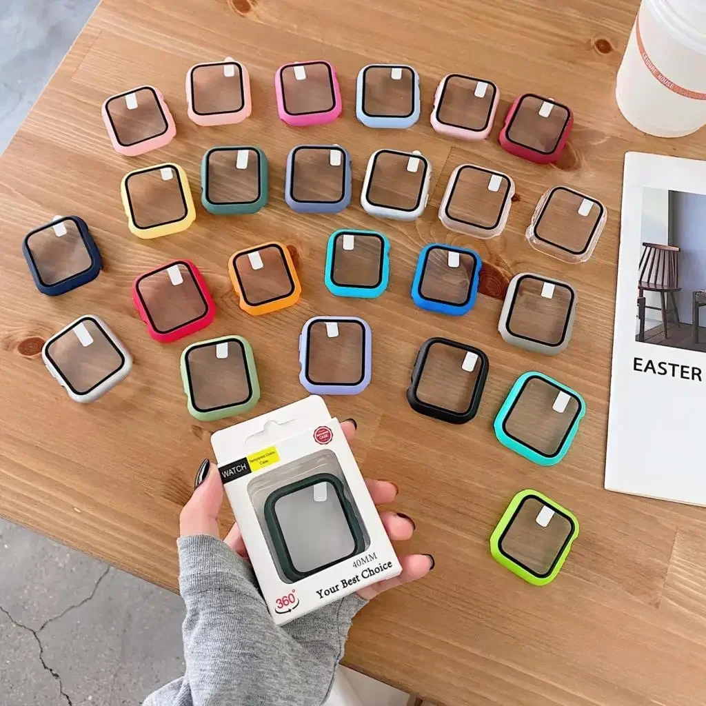 3 パックガラス + カバー Apple Watch ケース - Smartwatch Iphone Watches For Women のレビューと価格
