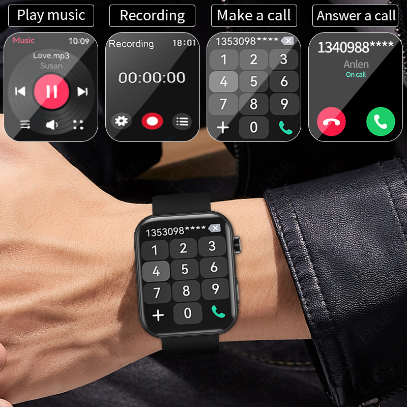 LIGE カメラ付き写真とビデオを撮ることができますスマート - Smartwatch Latest Watches For Men のレビューと価格