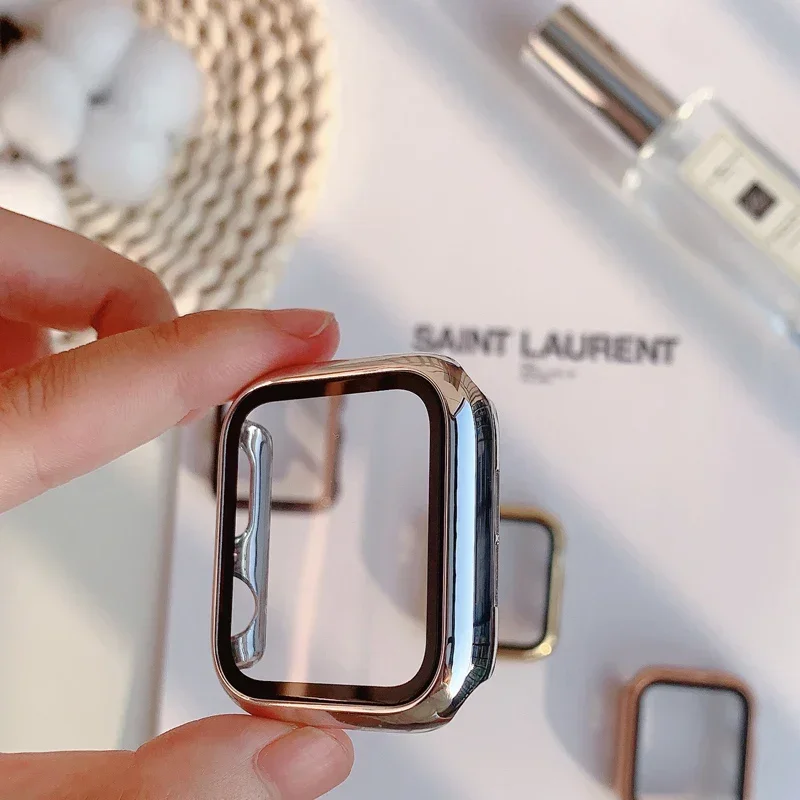 Apple Watch用ガラスおよびケース,保護バンパー,i - Smartwatch Iphone Watches For Women のレビューと価格