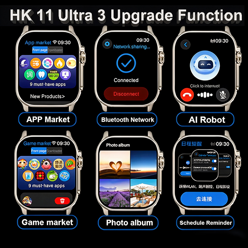 新作メンズ腕時計 HK11 ULTRA3 スマートウォッチ  - Smartwatch Watches For Women With Gps のレビューと価格