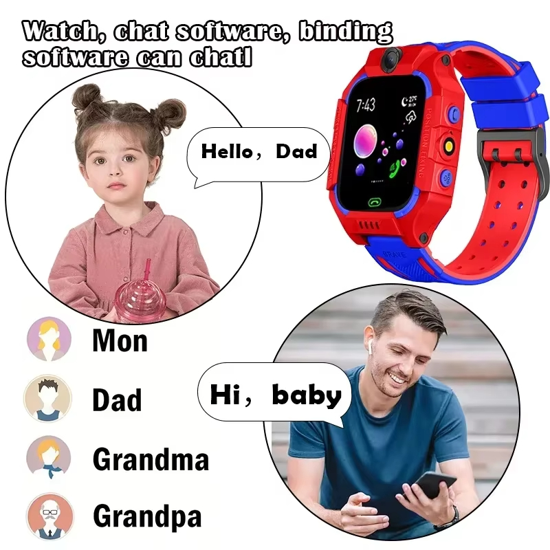 Lenov 5G子供用カメラスマートウォッチ GPS位置情報 - Smartwatch Watches For Kid Boy With Gps のレビューと価格