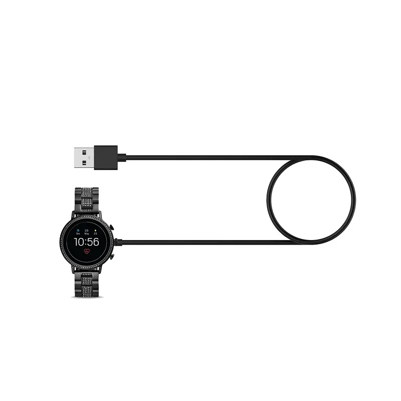 1 メートルの USB 充電ケーブル化石世代 4 5 6 4 - Fossil Watches Smartwatch Gen 4 のレビューと価格