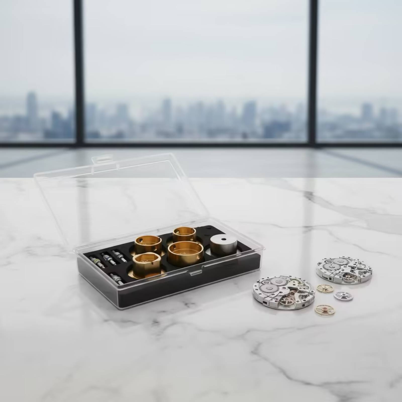 時計ムーブメントホルダーセット 正確なムーブメントホルダーセ - Watch Tool Repair Kit のレビューと価格