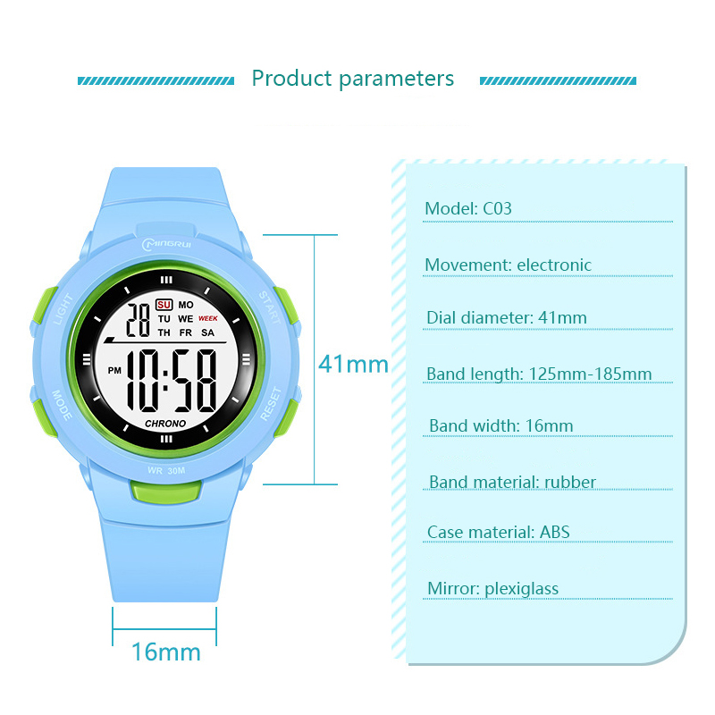 UTHAI キッズ腕時計スポーツファッション発光防水目覚まし - Smartwatch Watches Gift For Boys のレビューと価格